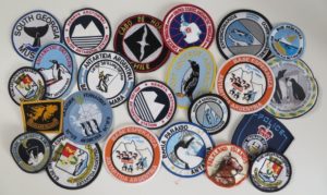 antarktis aufnäher forschungsstationen souvenirs