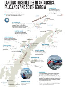 Anlandestellen Antarktis Hurtigruten