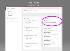 iberia buchung vervollständigen