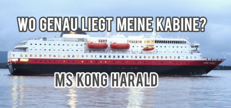 Die Kabinen auf der MS Kong Harald