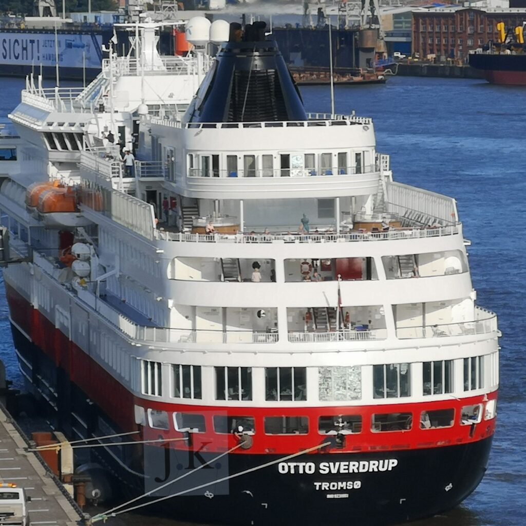 MS Finnmarken Heck Aufsicht