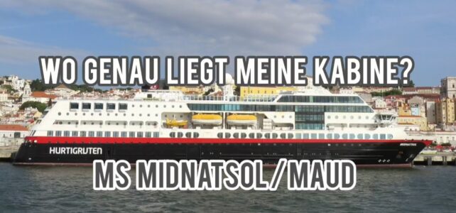 Kabinen und Schiffsrundgang auf der MS Midnatsol MS Maud Kabinenaufsicht