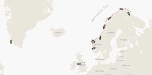 Schiffsposition Hurtigruten alle Schiffe