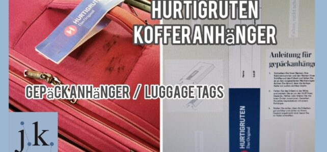 Hurtigruten Gepäckanhänger hurtigruten kofferanhänger