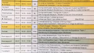 Hurtigruten Ausflüge an Bord Angebot Preise