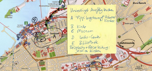 Bodö erkunden Stadtplan Bodö mit Ausflugstipps