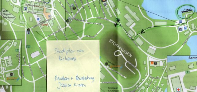 Kirkenes erkunden Stadtplan Kirkenes
