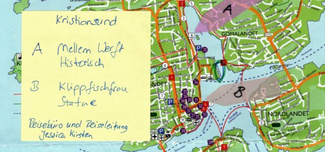 Kristiansund erkunden Stadtplan Kristiansund mit Ausflugstipps