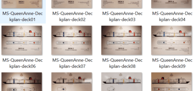 MS Queen Anne Deckplan Deckpläne aller Etagen auf der MS Queen Anne