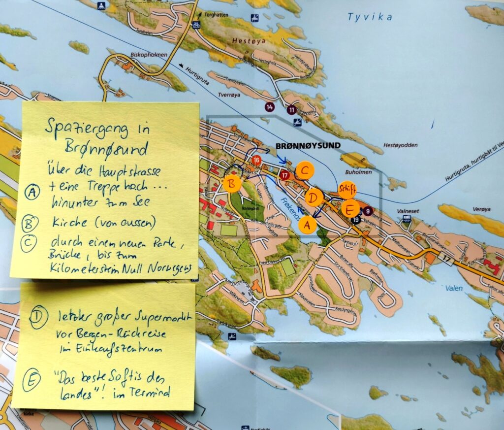 Stadtplan Brönnöysund mit Ausflugstipps