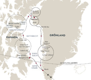 Grönland Route MS Roald Amundsen September 2026 buchen bei Jessica Kirsten