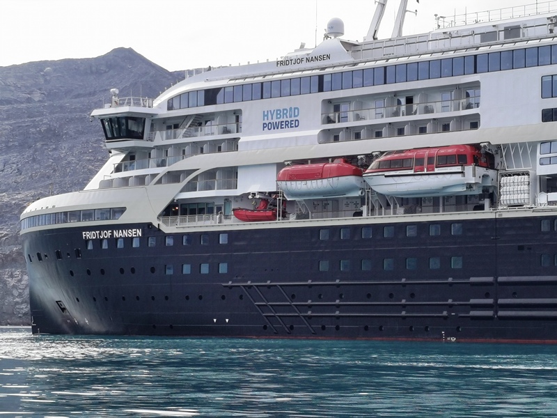 MS Fridtjof Nansen Kabinen Aufsicht