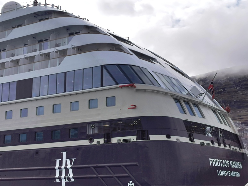 MS Fridtjof Nansen Kabinen Aufsicht