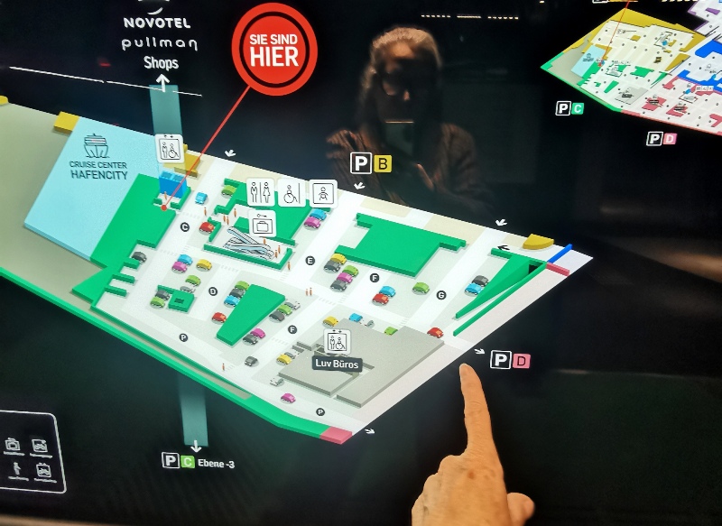 Hafencity Kreuzfahrt Terminal Anfahrt Tiefgarage Westfield Einkaufszentrum