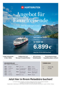 Hurtigruten Angebot Einzelreisende Spitzbergen