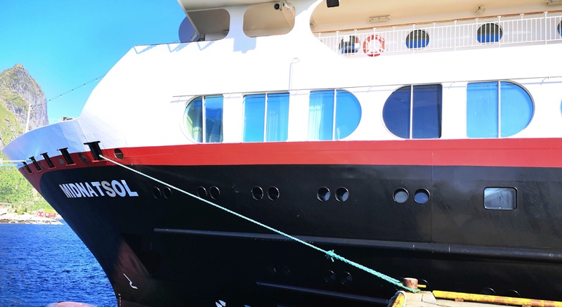 MS Midnatsol Kabinen der Kategorie L2, Aussenkabinen mit Bullaugen Fenstern im Bug Bereich