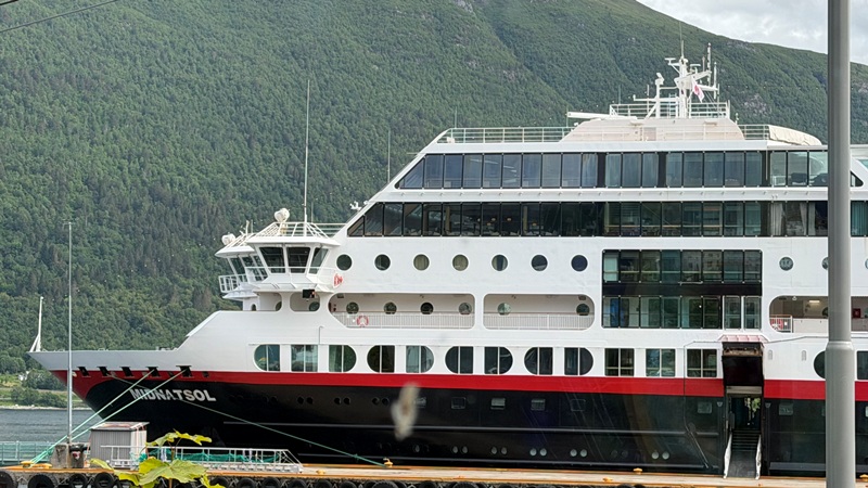 MS Midnatsol Kabinen backbord im vorderen Bereich des Schiffes, Decks 4, 6, 7