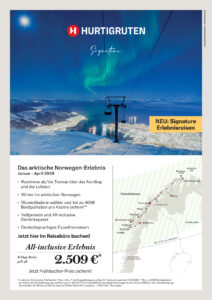 Hurtigruten Angebot Signature Fjord Erlebnis, Frühbucher